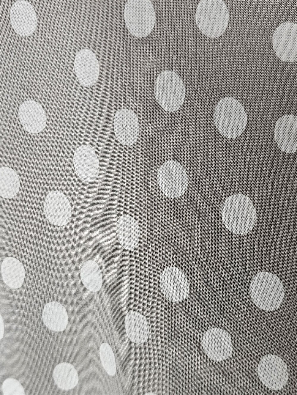 Gudrun Sjoden Dress M Long Sleeve Gray Polka Dot Pockets Tunic Lagenlook Boho - Picture 7 of 7